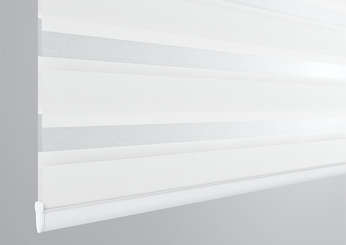 Shine, Linen White - Motorised Day and Night Blind - Image 4
